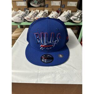 Buffalo Bills Blue Logo New Era Trucker SnapBack Hat 9Fifty Men’s OSFM NWT